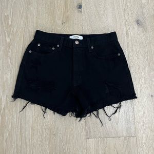Black Pistola Jean Shorts